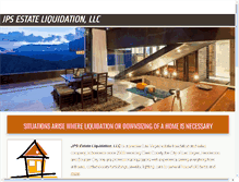 Tablet Screenshot of jpsestateliquidation.com